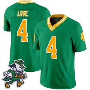 Mens Youths  Kids Jeremiyah Love Vapor Stitched Green Jersey